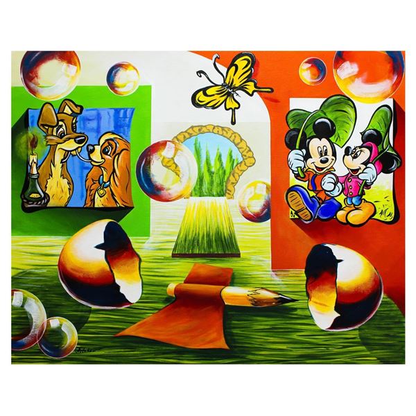 Alexander Astahov- Original Oil on Canvas "Trail to the Forest"