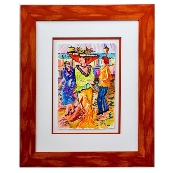 Patricia Govezensky- Original Watercolor "Dancing"