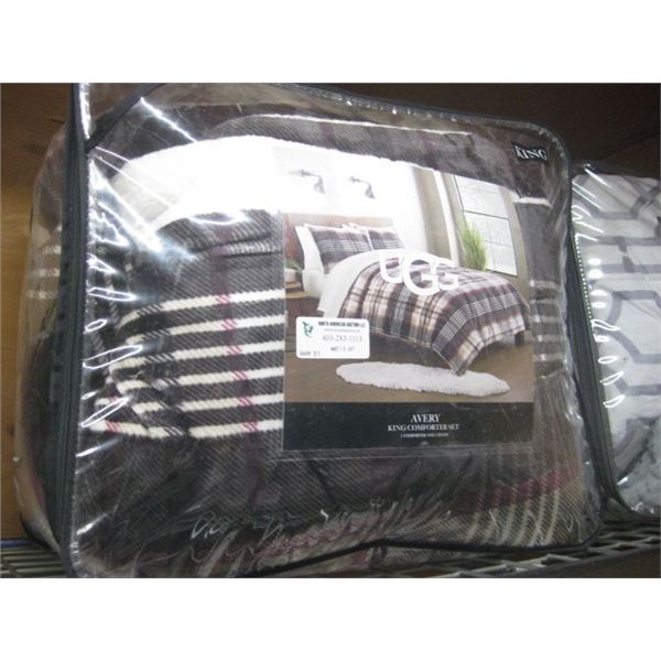 KING UGG AVERY COMFORTER SET North American Auction LLC