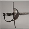Image 4 : SPANISH STYLE COLONIAL PERIOD RAPIER. All iron c