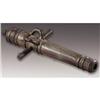 Image 1 : CAST IRON FLUTTED CANNON OF UNKNOWN ERA: . Thi