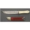 Image 1 : A THOMAS LAMB BOWIE KNIFE, CIRCA 1830