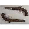 Image 2 : MATCHED PAIR OF CASED PERCUSSION DUELING PISTOLS 