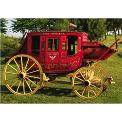 A remarkable Wells Fargo "Concord" 1880s stageco