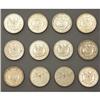 Image 2 : LOT OF (12) MORGAN SILVER DOLLARS 1879-1886 Ver