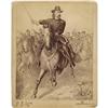 Image 1 : CABINET CARD OF “GENERAL CUSTER ON HIS WAR HORSE