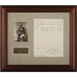 DOCUMENT SIGNED BY EDWARD SETTLE MEDAL OF HONOR