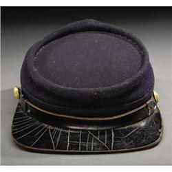 INDIAN WARS VINTAGE UNION CAVALRY KEPI. Blue woo