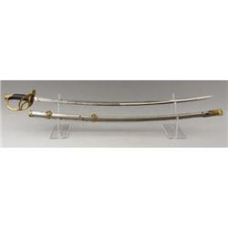 MODEL 1872 U.S. OFFICERS GRADE CAVALRY SABER. Ni 