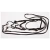 Image 1 : U.S. MILITARY STYLE BRIDLE WITH REINS. This blac