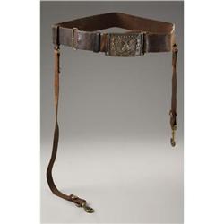CIVIL WAR VINTAGE OFFICER GRADE SABRE BELT WITH