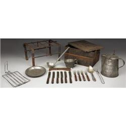 Camp Cook Kit Indian War period complete kitchen