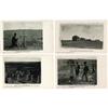 Image 1 : LOT OF (8) CUSTER BATTLEFIELD REAL PHOTO POSTCAR