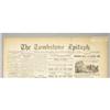 Image 1 : LOT OF (4) “THE TOMBSTONE EPITAPH” ARIZONA NEWSP