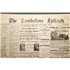 Image 4 : LOT OF (2) “THE TOMBSTONE EPITAPH” ARIZONA NEWSP