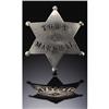 Image 1 : TOWN MARSHAL STOCK BADGE CIRCA 1900-15