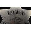 Image 3 : TOWN MARSHAL STOCK BADGE CIRCA 1900-15