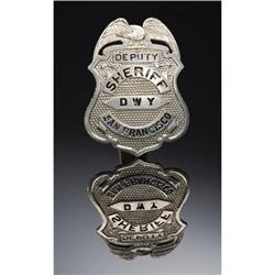 DEPUTY SHERIFF SAN FRANCISCO SHIELD BADGE