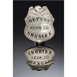 DEPUTY SHERIFF - KERN CO., CALIFORNIA - BADGE