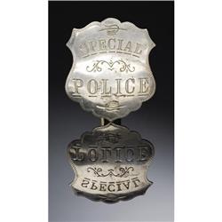 LARGE ”SPECIAL POLICE” BADGE - ca.1890-1900