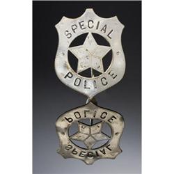 “SPECIAL POLICE” STOCK BADGE