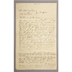 COURT DOCUMENT NAVARRO COUNTY TEXAS BROTHEL 1892