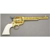 Image 2 : Fine gold-plated and engraved Colt Single Action 