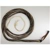 Image 1 : CONTEMPORARY HITCHED HORSEHAIR WHIP: 12' Priso