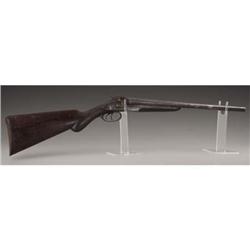 DOUBLE-BARREL .12 GAUGE COACH GUN. SERIAL #1201 