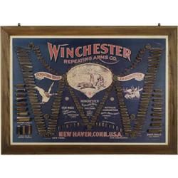 DECORATIVE WINCHESTER CARTRIDGE BOARD: Double W