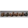 Image 1 : LOT OF 6 PAIR OF LEATHER COWBOY CUFFS a) H.H. H