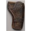 Image 1 : Tooled Holster. Single loop, fancy tooled, squa