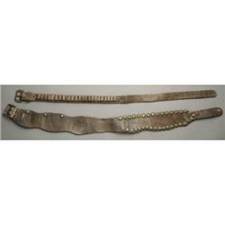 MISCELLANEOUS BELTS: a) Narrow (1¼”) belt with