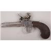 Image 1 : SINGLE SHOT FLINTLOCK PISTOL (BELGIUM). Circa 18 