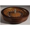 Image 1 : SALOON ROULETTE WHEEL :Circa 1900; half size whe