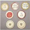 Image 2 : LOT OF 7 IVORY GAMING CHIPS