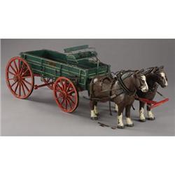 MODEL WOOD WAGON Circa 1930 Scale Wagon;