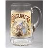 Image 1 : PATRIOTIC SALOON MUG” Label under glass display