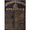 Image 2 : HUMPHREY'S SPECIFICS CABINET DOOR Lithographed t