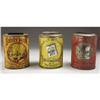 Image 2 : LOT OF 3 COUNTRY STORE COUNTER TINS FOR CHEWING