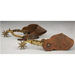 NORTH AND JUDD FANCY DROP SHANK SPURS