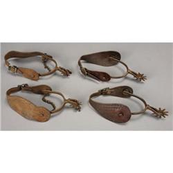 UNMARKED IRON SPURS. Circa 20th century