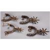 Image 1 : MEXICAN PLATED SPURS. Circa 1900. Heavy roweled