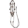 Image 1 : BRAIDED HEADSTALL & REINS. Circa Mid 1900's Lo