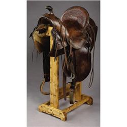 SADDLE BY W.R. THOMPSON MAKER, RIFLE, COLORADO: