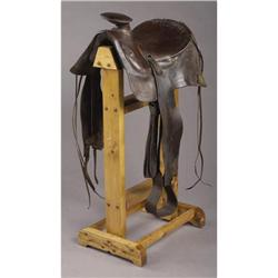 HOPE STYLE TEXAS TRAIL SADDLE Circa 1860's Class