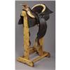 Image 1 : 1850's HOPE SADDLE: Wood tree with rawhide cove