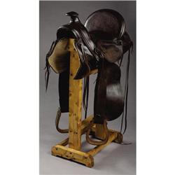 UNMARKED  SEAT SADDLE CIRCA 1890: Sam Stagg ri