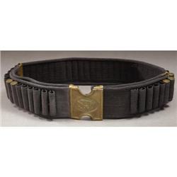 BLUE MILLS CARTRIDGE BELT, circa 1893 Belt has