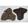 Image 5 : 2 PAIR OF EARLY LEATHER DRIVING GLOVES: a) Han